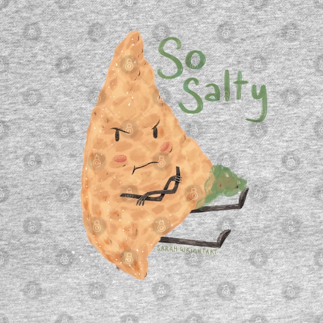 So Salty Chip by SarahWrightArt